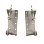 Bodenbeschlag verstellbar Ø11mm Aluminium