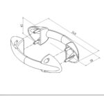 Handgriff, Kunststoff, schwarz – Bild 2