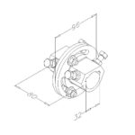 Wellenkupplung, verstellbar, Gussstahl, verzinkt, 1 1/4" – Bild 2