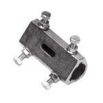 Wellenkupplung, fest, Gussstahl, verzinkt, NW=25,6mm