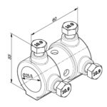 Wellenkupplung, fest, Aluminium – Bild 2