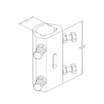 Wellenkupplung, fest, Gussstahl, verzinkt – Bild 2