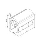 Wellenkupplung 1" L=75 mm – Bild 2