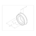 Kugellager, 1 1/4" Außendurchmesser 50,8 mm – Bild 2