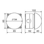 Grobhandtaster (Pilztaster) schwarz – Bild 2