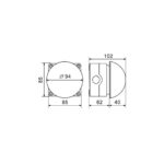 Grobhandtaster (Pilztaster) rot – Bild 2