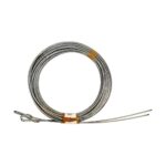 Drahtseil 5mm mit Kausche L=12m