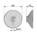 Seiltrommel Vertikales System 105 mm, Ø25,5mm – Bild 2