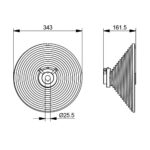 Seiltrommel Vertikales System 161,5 mm, Ø25,5mm – Bild 2