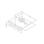 Lagerkonsole 4,0mm mit 1" Lager 111 mm – Bild 2