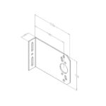 Lagerkonsole 4,0mm ohne Lager 190 mm – Bild 2