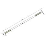 Zugstange 16/20mm für Federköpfe – Bild 2