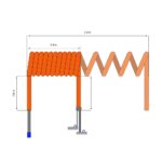 Spiralkabel-Set 5x0,5mm² 1.600mm/800 bis 3.200mm – Bild 2