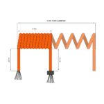 Spiralkabel 6-adrig 6x0,5mm L=2500mm – Bild 2