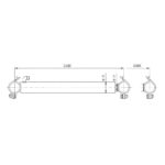 Hubzylinder E-Min=845mm, E-Max=1500mm – Bild 2