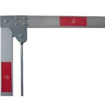 Alu-Schrankenbaum mit Knickgelenk 3 Meter