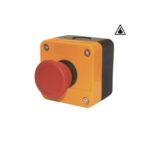 Einfach-NOT-HALT-Drucktaster (roter Pilz, rastend)