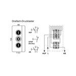 Dreifach-Drucktaster (AUF/STOP/AB) – Bild 2