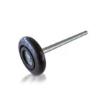 Laufrolle 3" Nylon verzinkt Ø11mm L=198mm