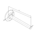 Hörmann Laufrolle, Edelstahl Ø12mm L=113 mm – Bild 2